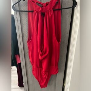 Red bodysuit brand new